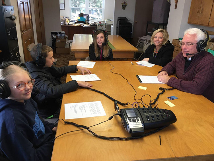 St. Mary School’s students experience radio broadcasting